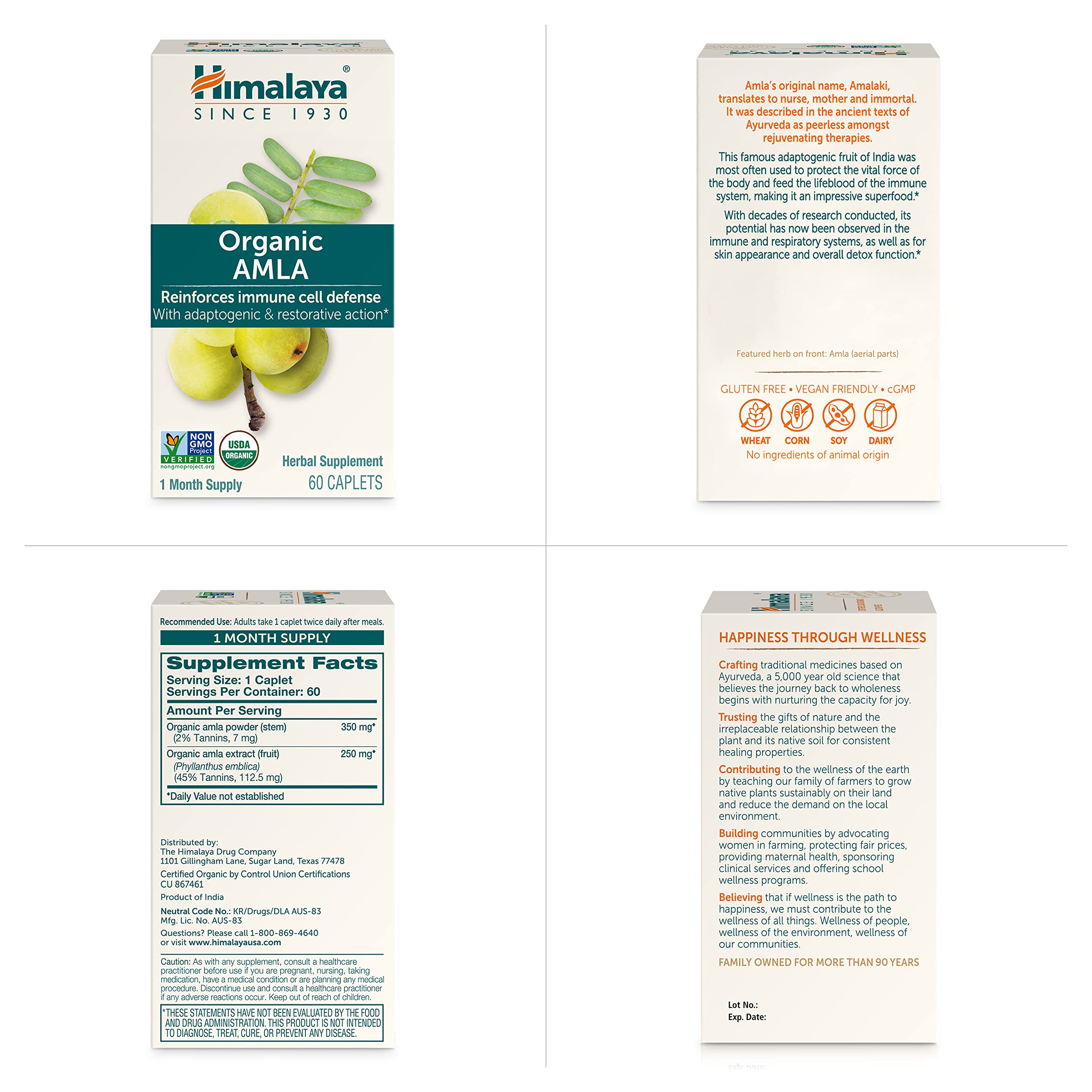 Himalaya frasco sobre mesa junto a frutas mostrando uso cotidiano