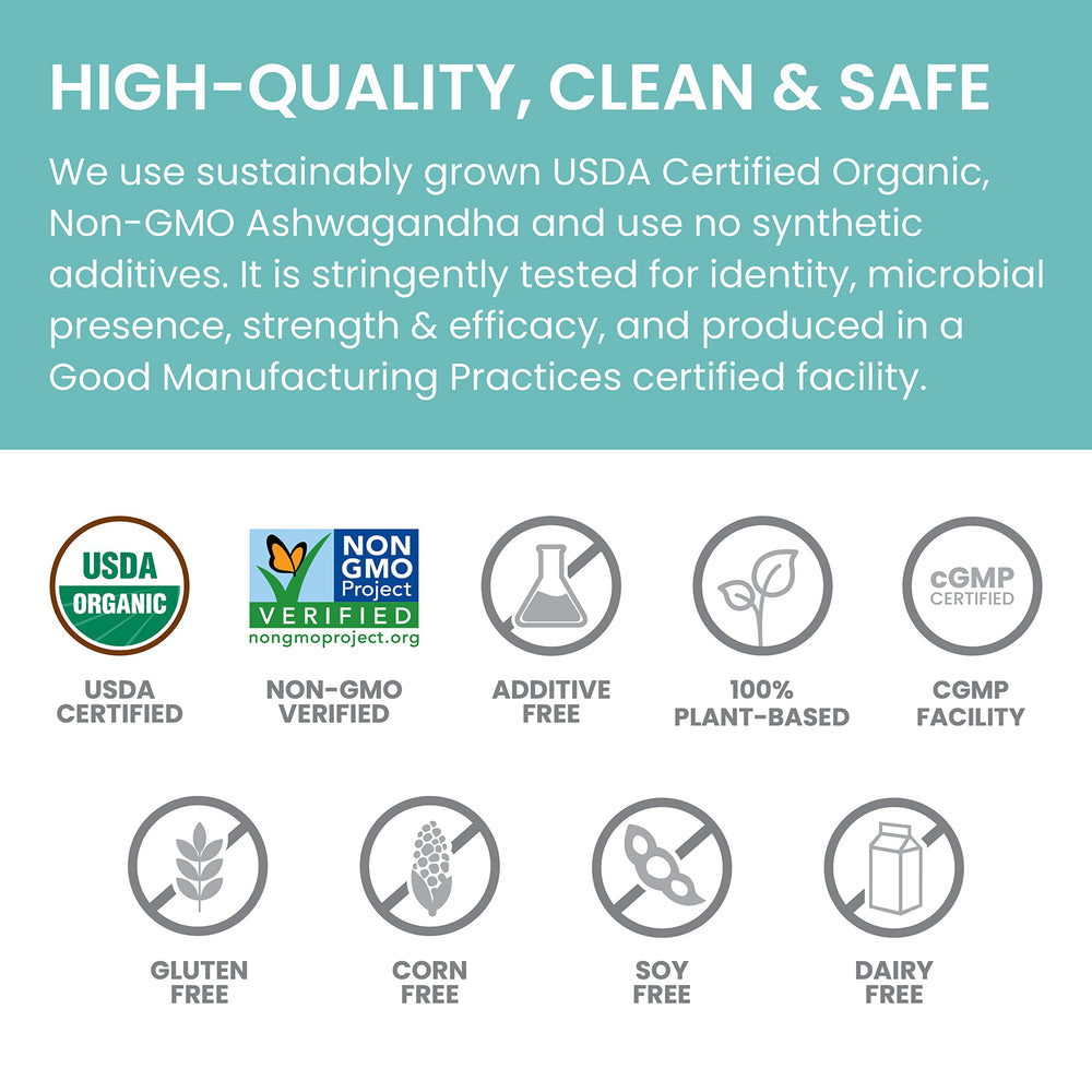 Himalaya sello USDA Organic y Non-GMO en el envase para confianza