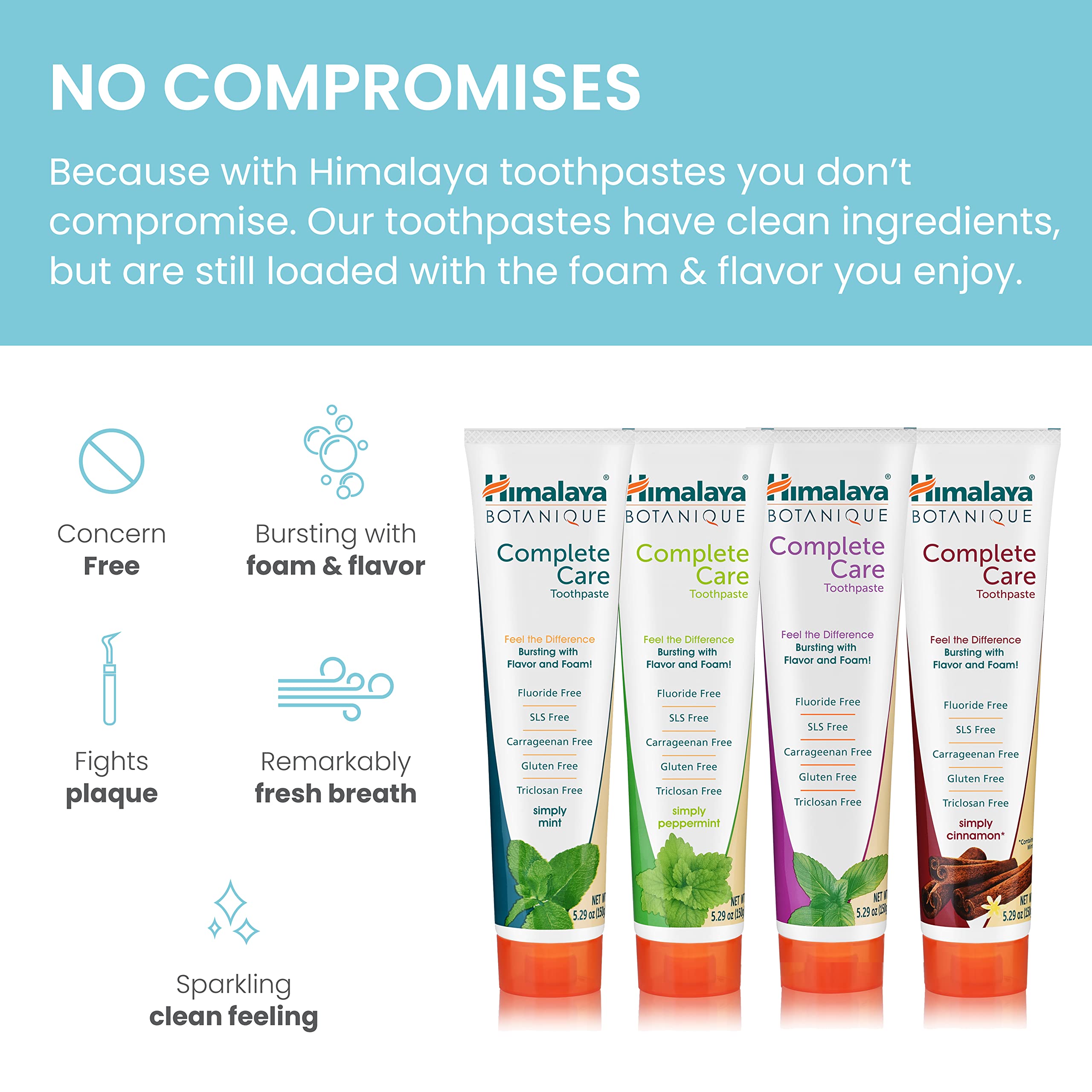 Himalaya tubo junto a una regla para comparar tamaño y cantidad