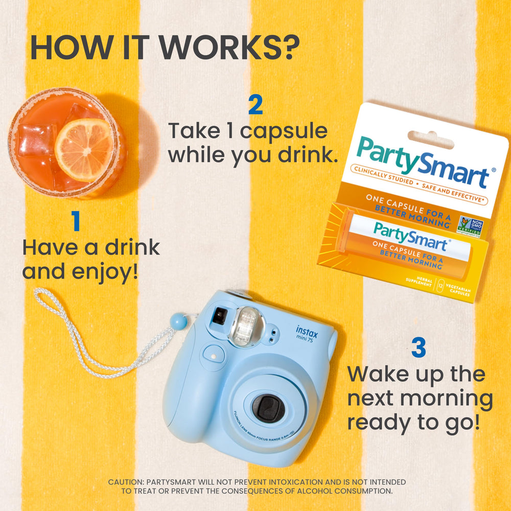 Himalaya PartySmart tubo abierto con cápsulas listos para usar