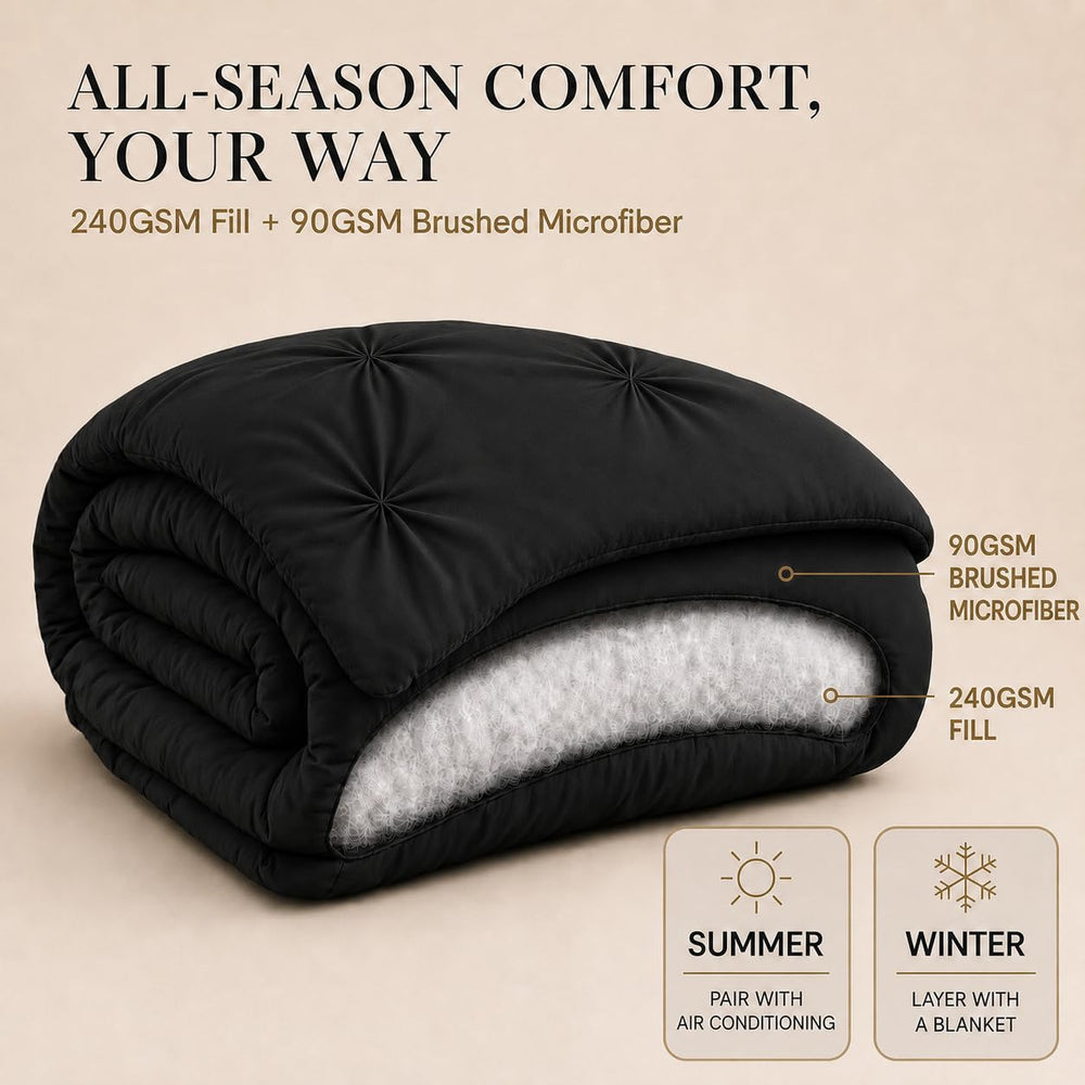 HIMEET cama vestida con el set completo mostrando aspecto pulcro y confortable