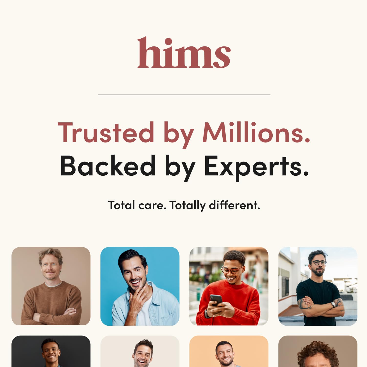 HIMS & HERS imagen comparativa antes y después con más cuerpo
