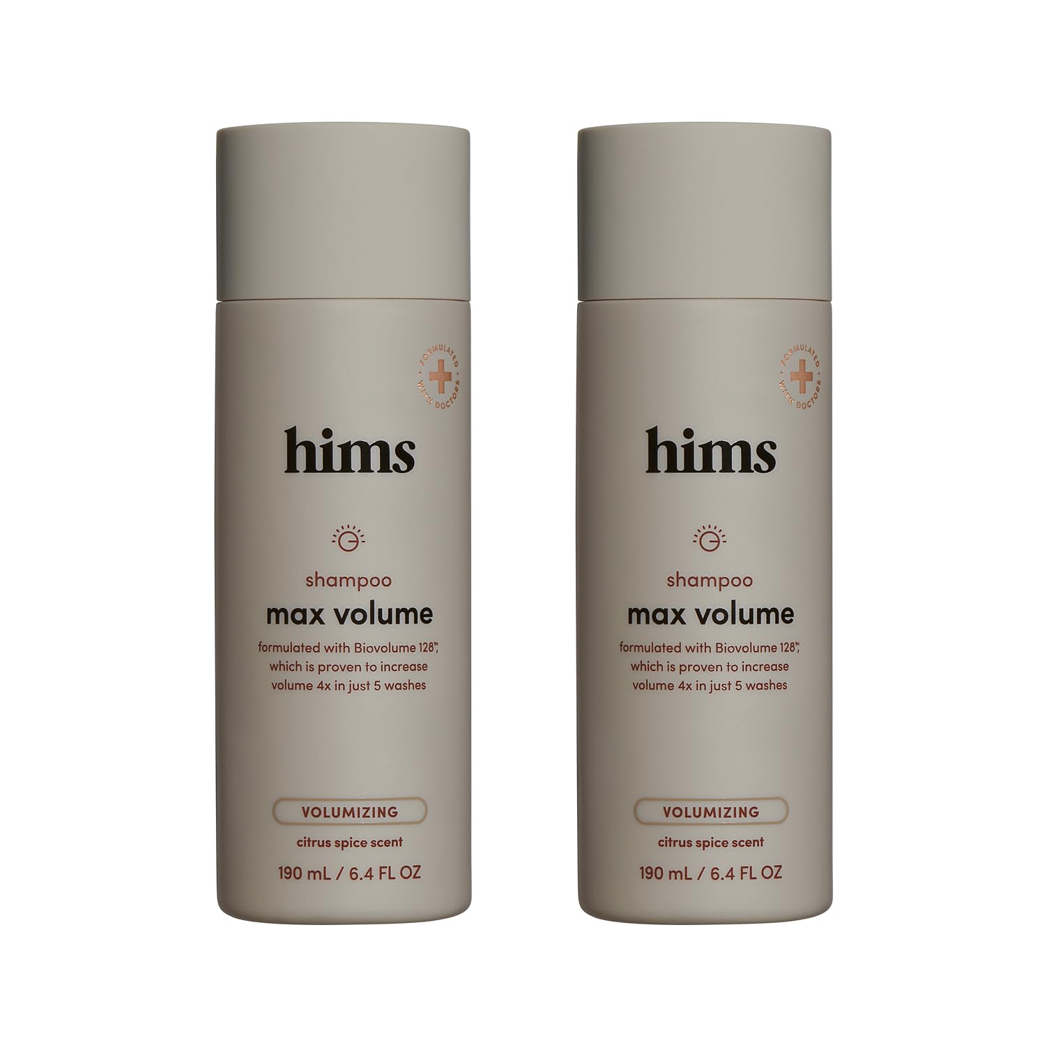 HIMS & HERS vista frontal del envase mostrando diseño y aroma