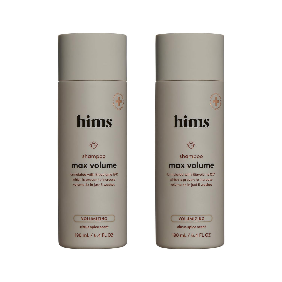HIMS & HERS vista frontal del envase mostrando diseño y aroma