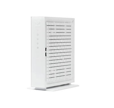 Hitron CODA56 front view showing compact modem design and reliable performance