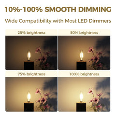 Hizashi bombilla instalada en araña creando luz cálida y ambiente acogedor