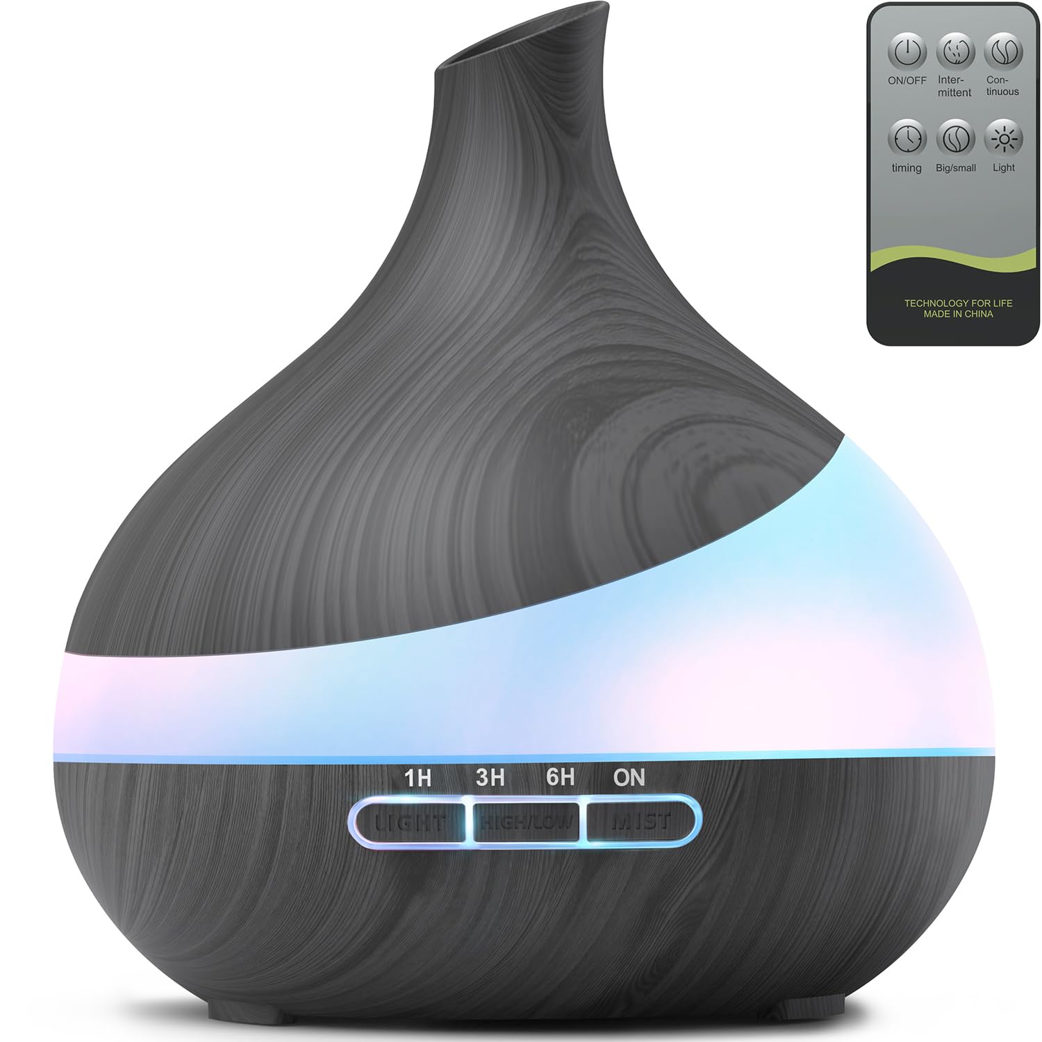 HJTHJT difusor frontal 500 ml con diseño elegante y gran capacidad