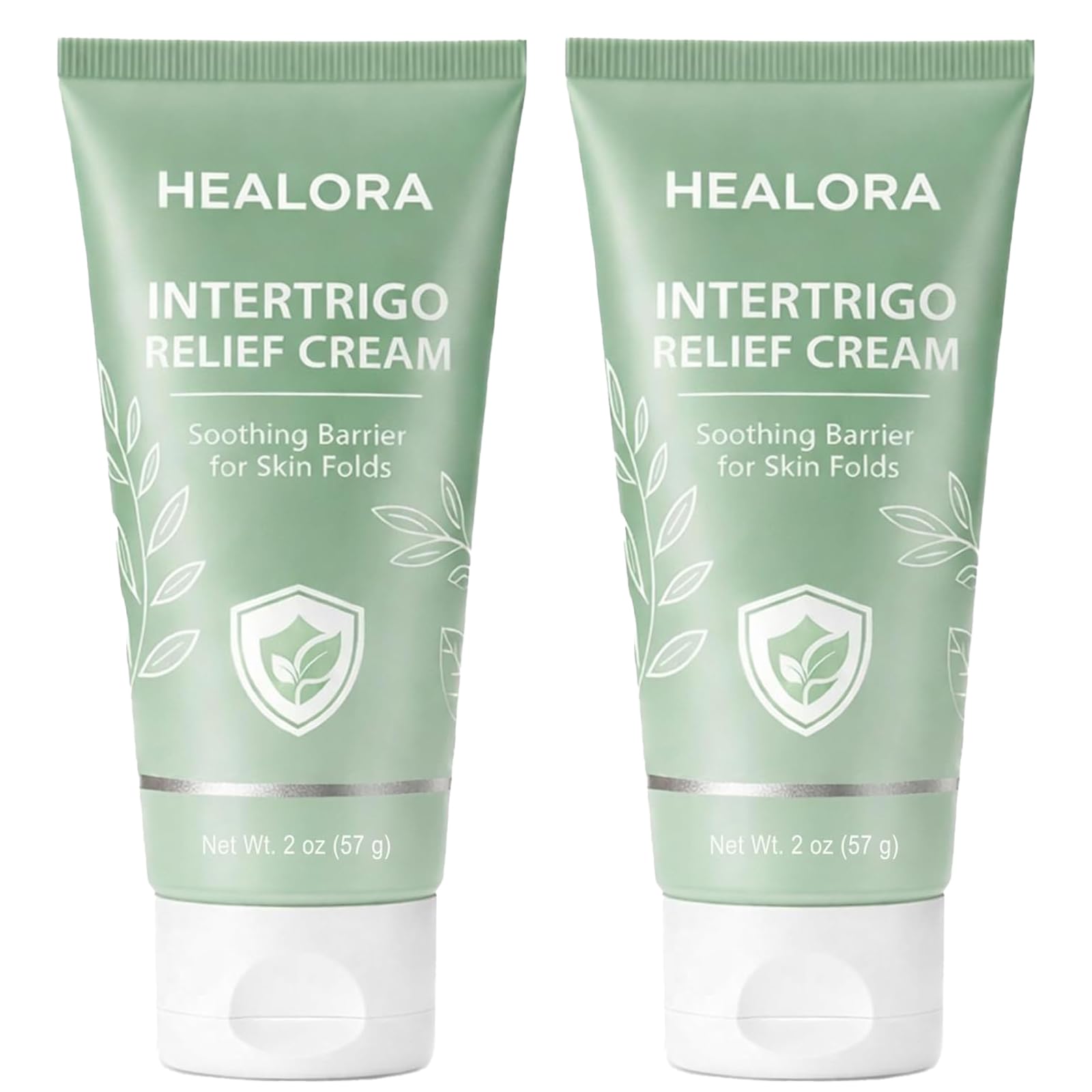 Hlonns Healora envase frontal mostrando el tamaño portátil y protección