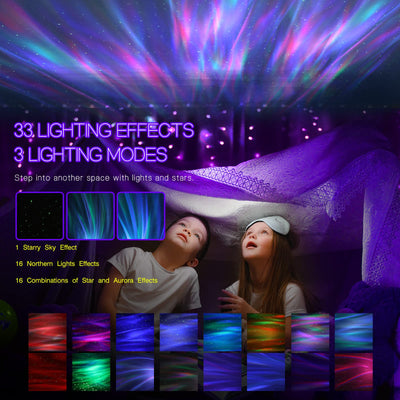 HODANS ceiling nebula projection in bedroom, creating relaxing ambient lighting