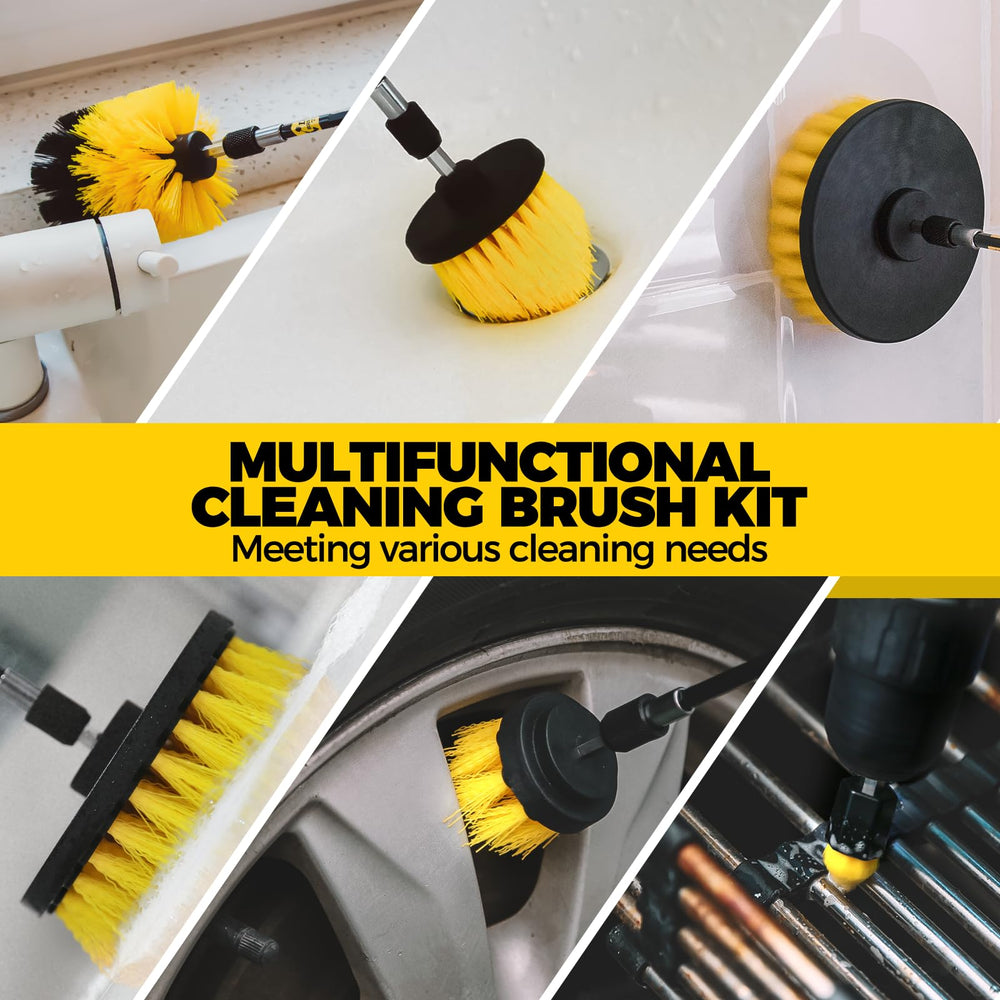 Holikme close-up of medium-stiff nylon bristles for deep scrubbing