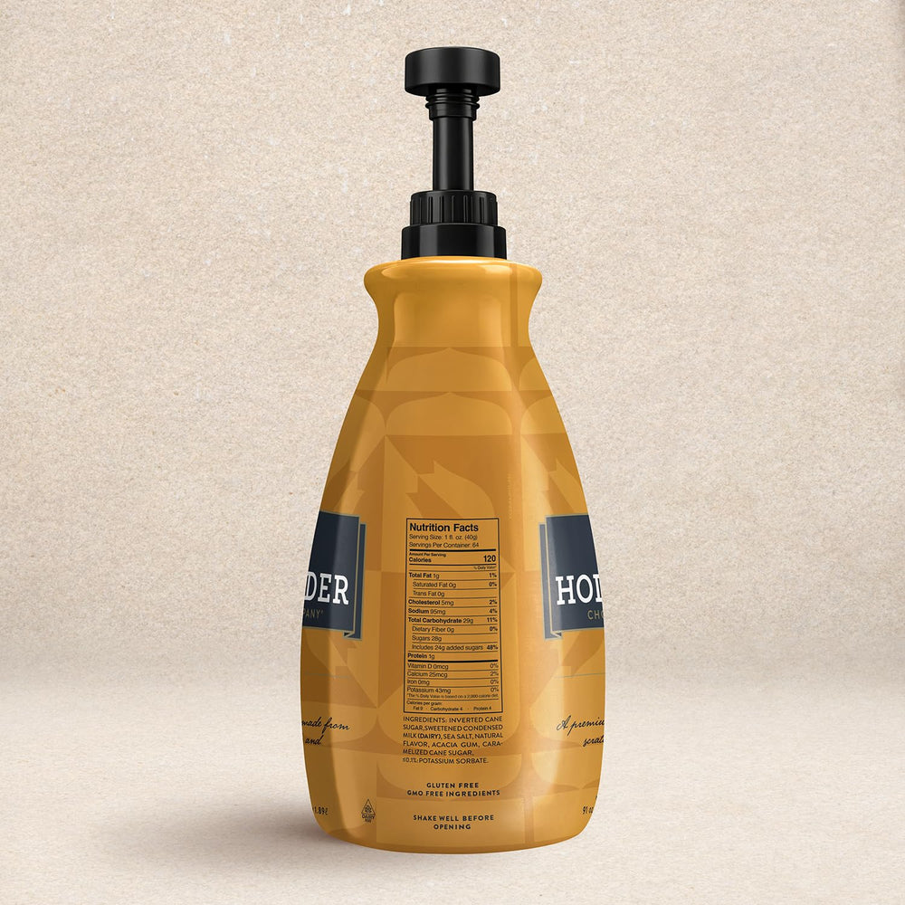 Hollander Chocolate textura del caramelo espesa y brillante para cobertura perfecta
