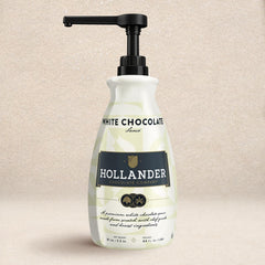 Hollander botella 91oz frontal mostrando etiqueta y tamaño profesional