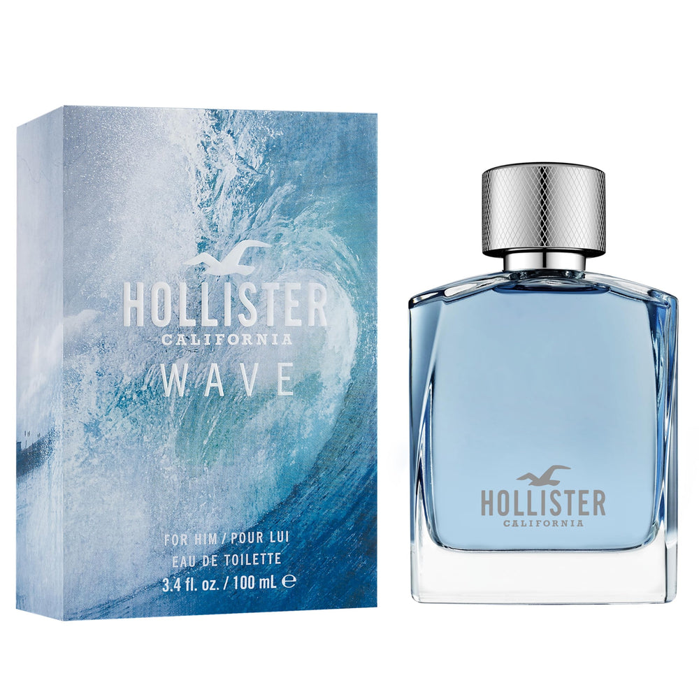 Hollister detalle del vidrio que resalta la textura y calidad del envase