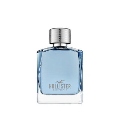 Hollister frasco delantero mostrando diseño limpio y fácil uso