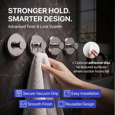 HOME SO close-up suction cup and twist-lock mechanism for secure vacuum grip