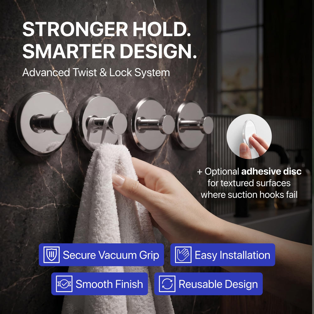 HOME SO close-up suction cup and twist-lock mechanism for secure vacuum grip