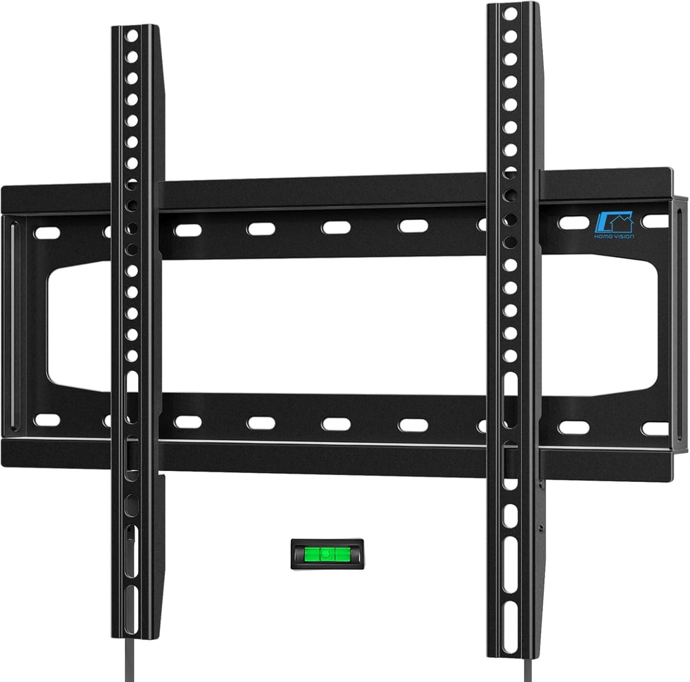 HOME VISION front view of fixed TV mount showing slim profile and clean look
