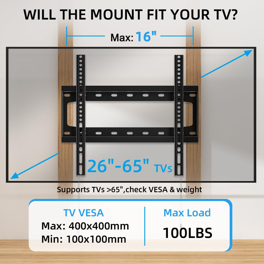 HOME VISION side profile highlighting the 1-inch low-profile gap for neater appearance