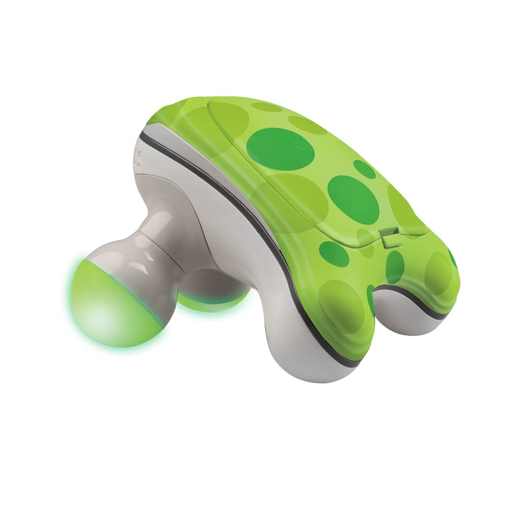 HoMedics Ribbit Mini vista frontal mostrando diseño compacto y colores