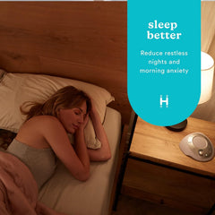 Homedics SoundSleep detalle de botones y textura para manejo táctil sencillo y configuración rápida