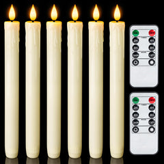 Homemory pack frontal de seis velas ivori elegante y seguro