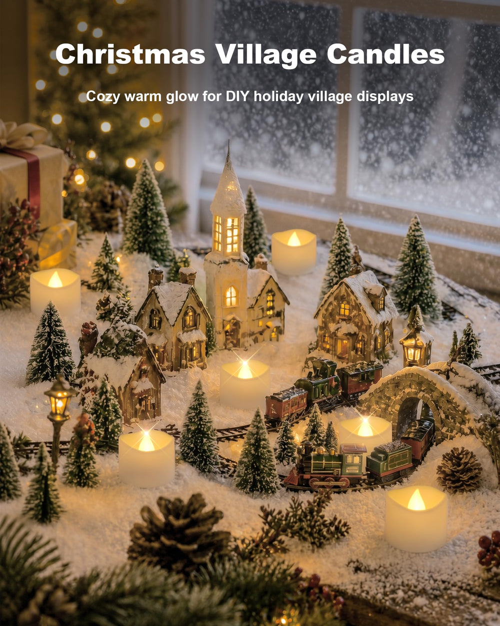 Homemory velas creando ambiente cálido en mesa de boda elegante