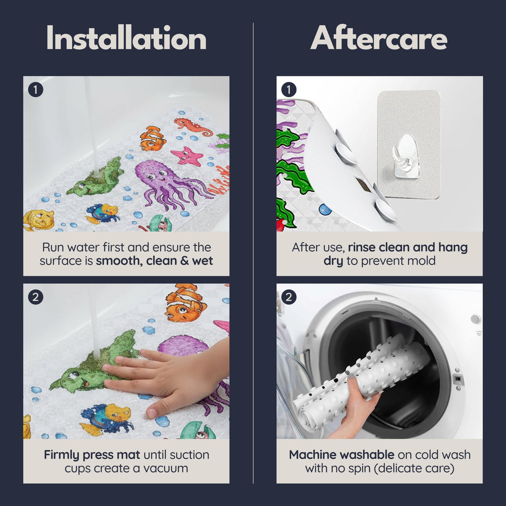 Homerella ambiente de baño infantil mostrando producto como complemento práctico