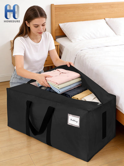 Bolsas HOMESURE plegadas y apiladas para almacenamiento compacto