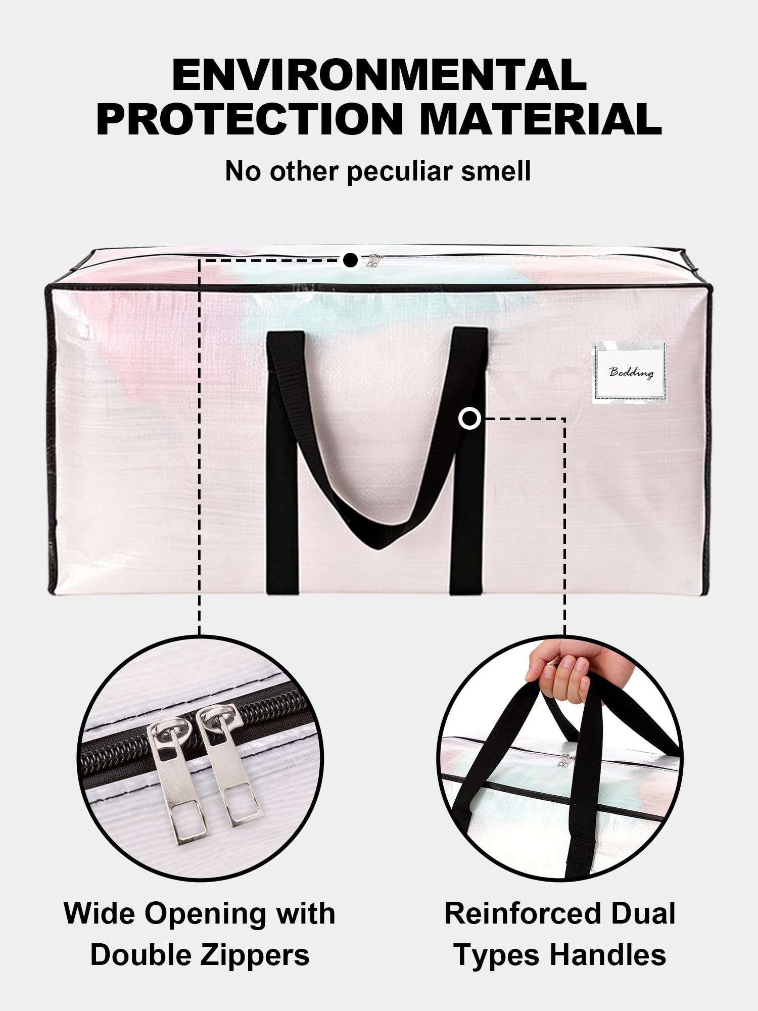 HOMESURE persona cargando bolsa ilustrando facilidad para mudanzas