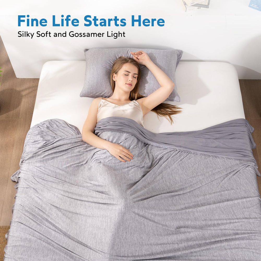 HOMFINE manta usada en sofá para comodidad fresca diaria