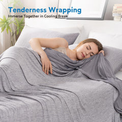 HOMFINE manta extendida sobre cama queen mayor cobertura
