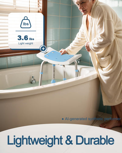 HOMLAND included accessories: sponge, showerhead clip, and cushion for convenience