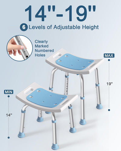 HOMLAND side view showing height adjustment pins for customizable seat height