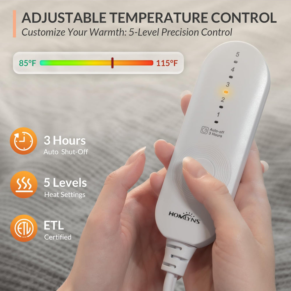 HOMLYNS mando con 5 niveles y temporizador para ajuste preciso