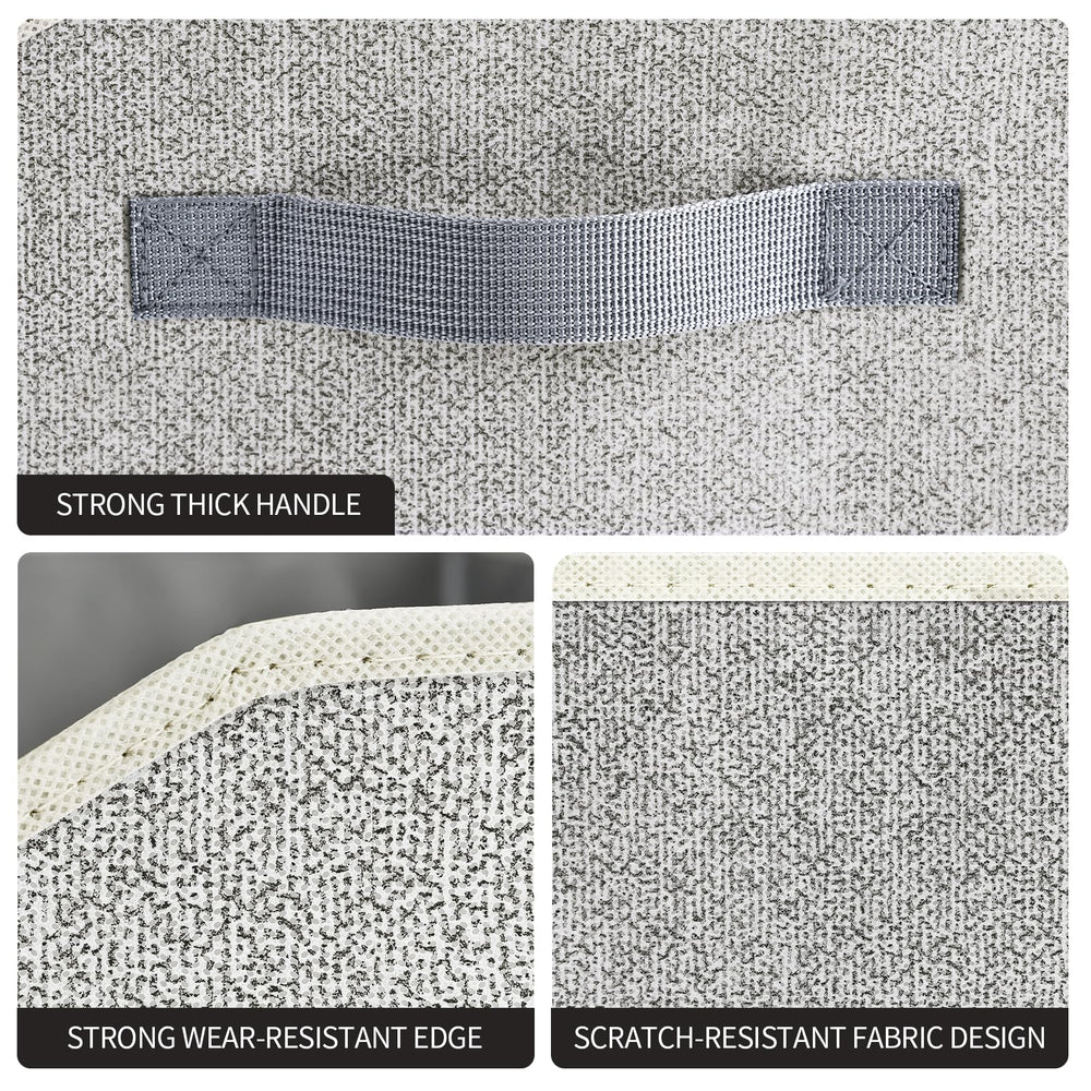 Homsorout interior con ropa doblada, mantiene orden y clasificación fácil
