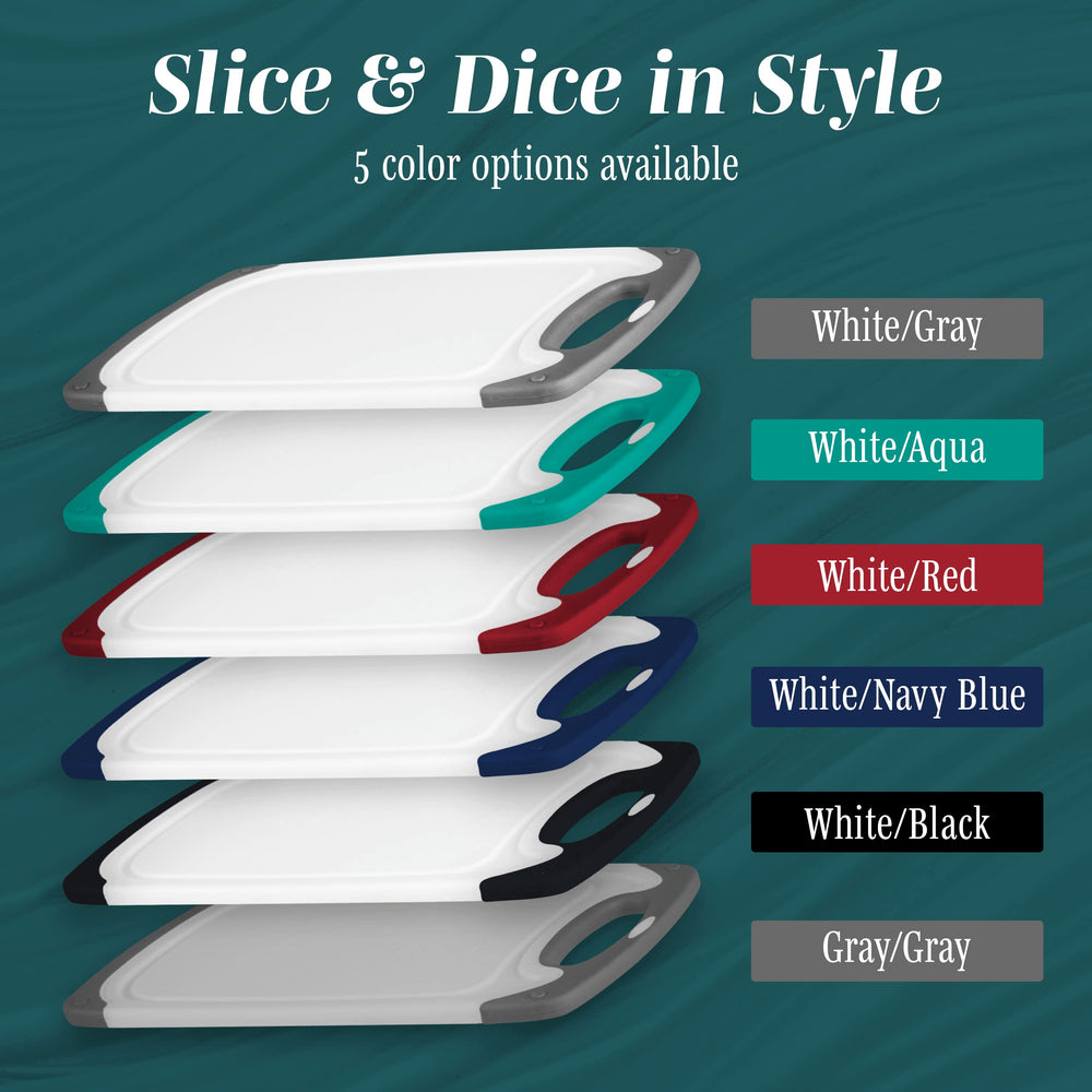 HOMWE close texture and edge view showing knife-friendly durable polypropylene surface