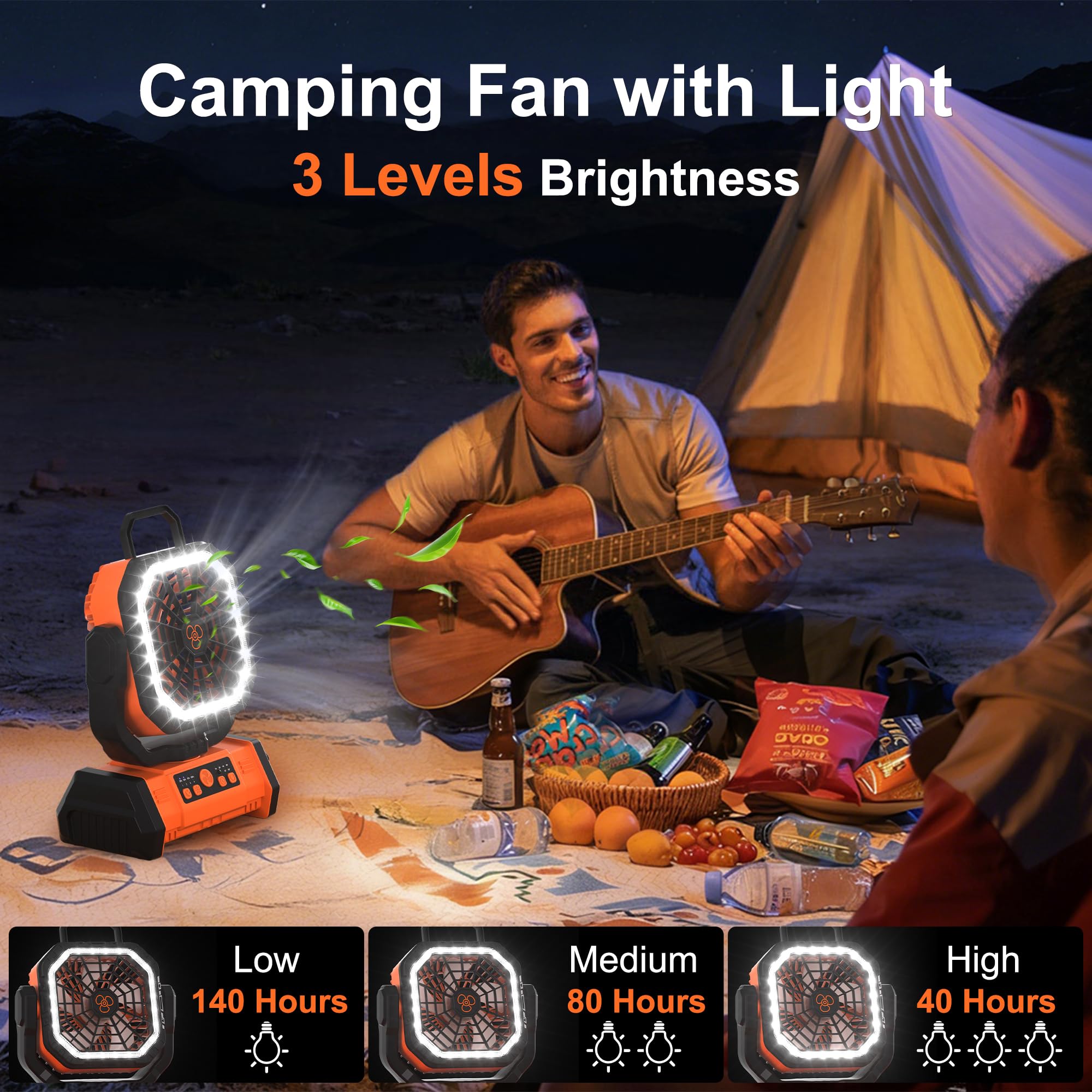 Honesorn LED light modes displayed, supplying adjustable illumination