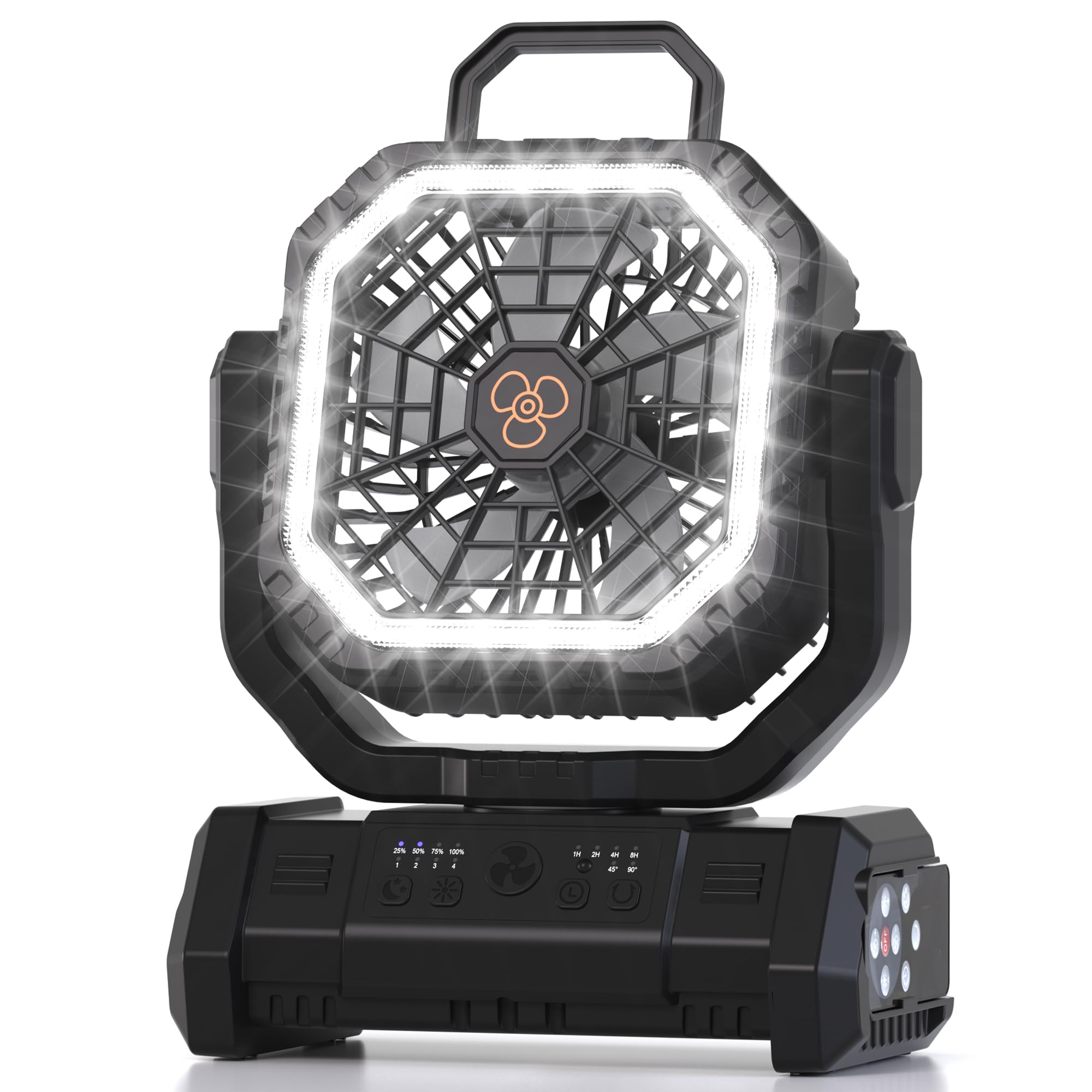Honesorn ventilador frontal mostrando diseño compacto y presencia