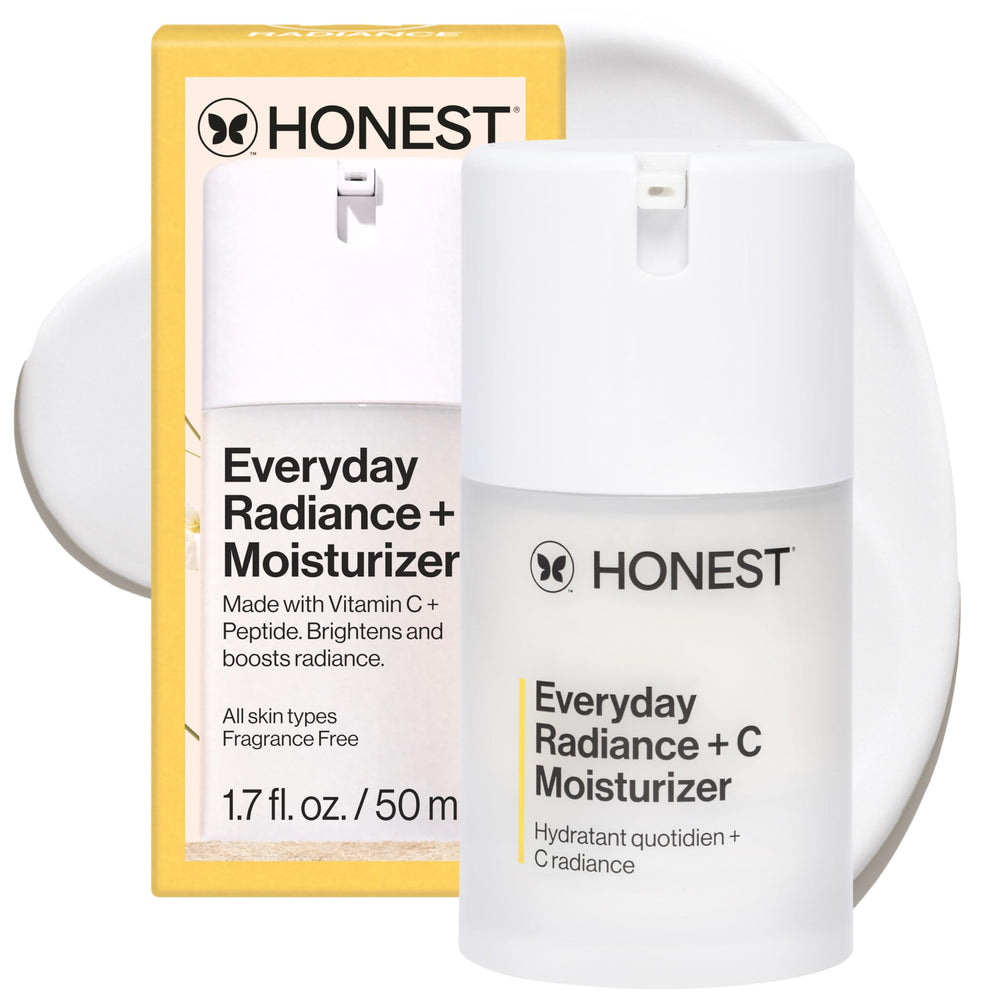 Honest Beauty envase frontal mostrando tamaño y diseño, aporta confianza