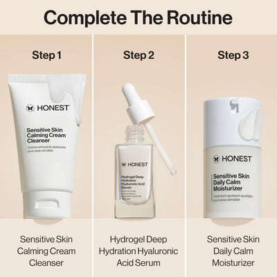Honest Beauty comparación de tamaño 50 ml ideal para viajes y uso diario