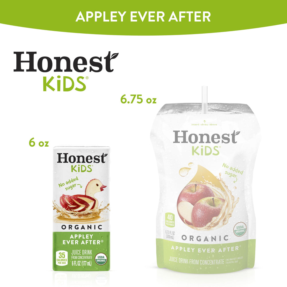 Honest Kids close-up of apple juice texture emphasizing natural fruit taste