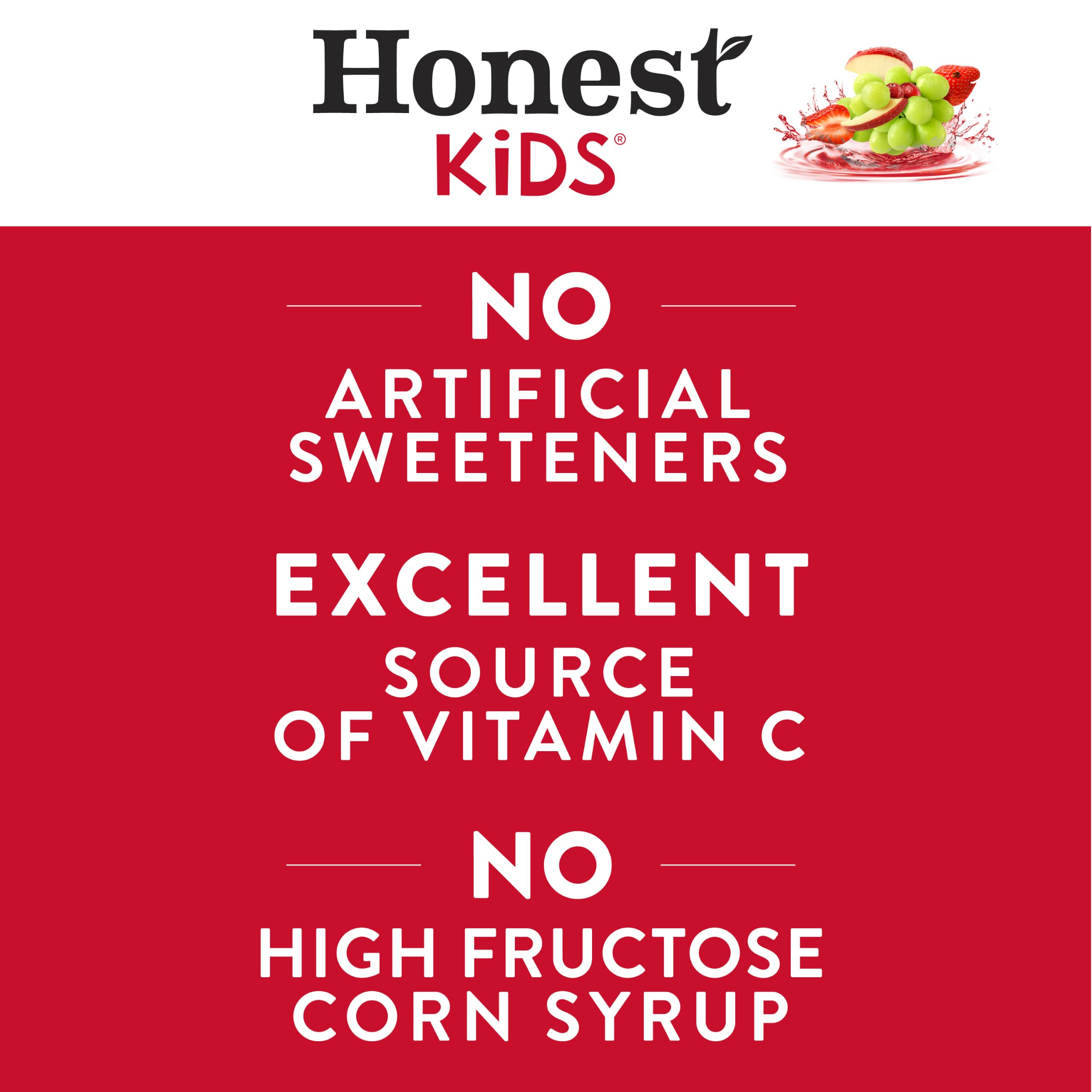 Honest Kids poured into a chilled glass showcasing fresh flavor and refreshment
