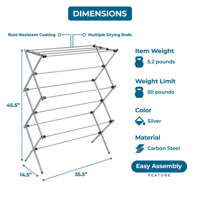 Honey-Can-Do label and coating detail showing rust-resistant finish benefit