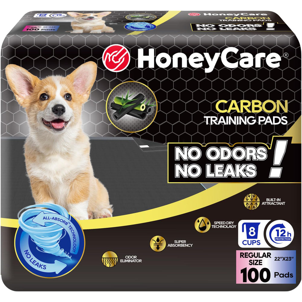 HONEY CARE imagen frontal del empaque que muestra 100 unidades y ventaja ahorro