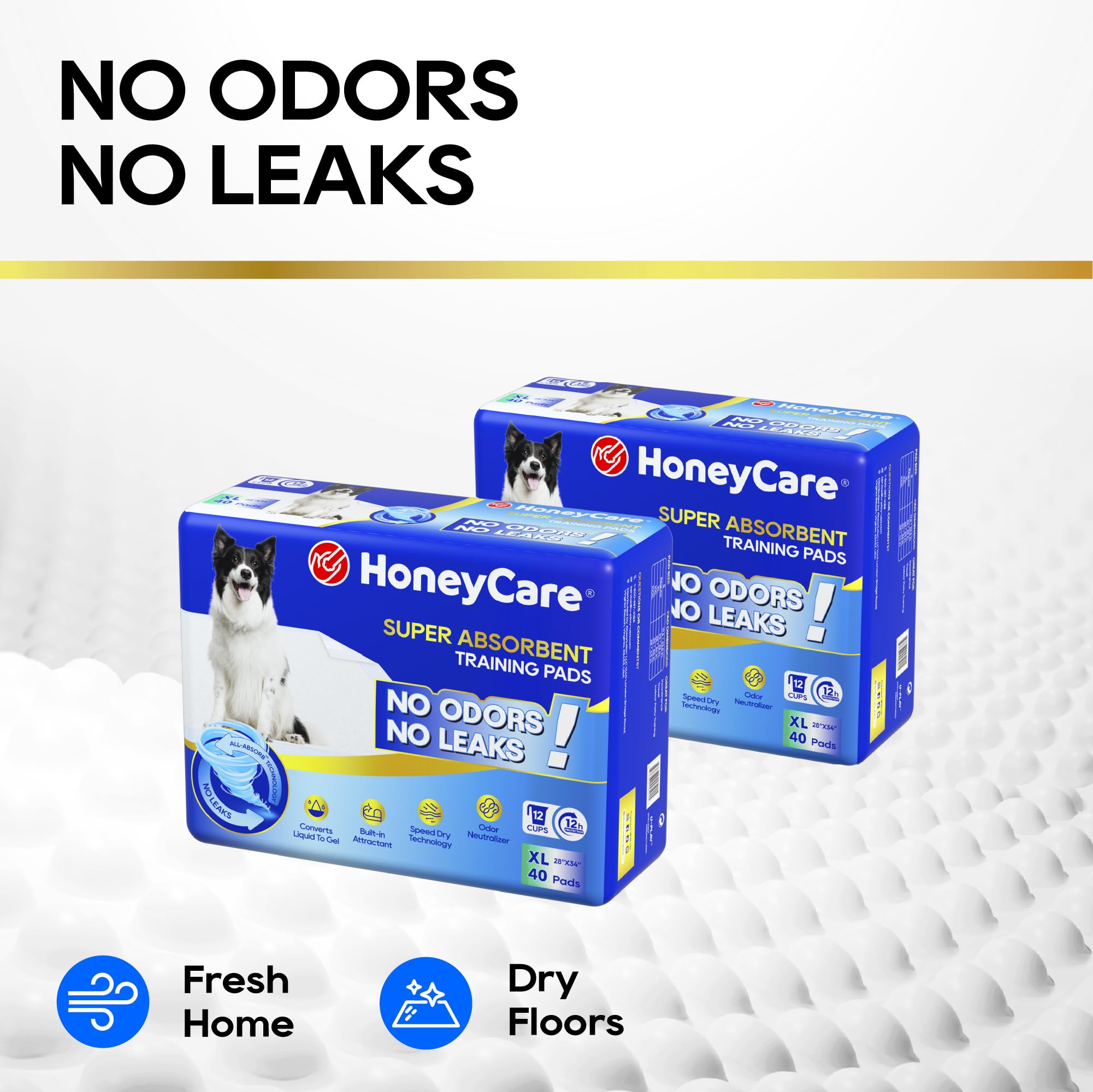 HONEY CARE base impermeable y borde que evita filtraciones al suelo