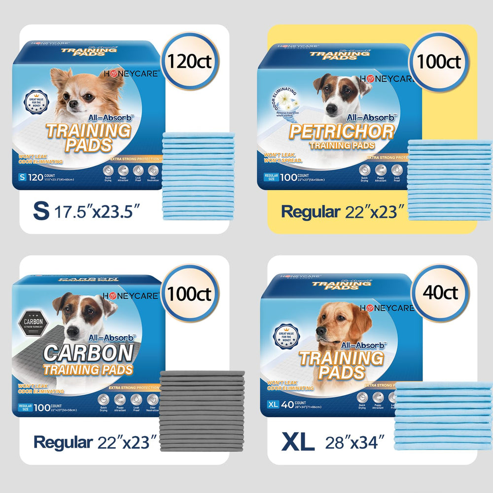 HONEY CARE pad en uso con cachorro, cómodo y fácil de entrenar