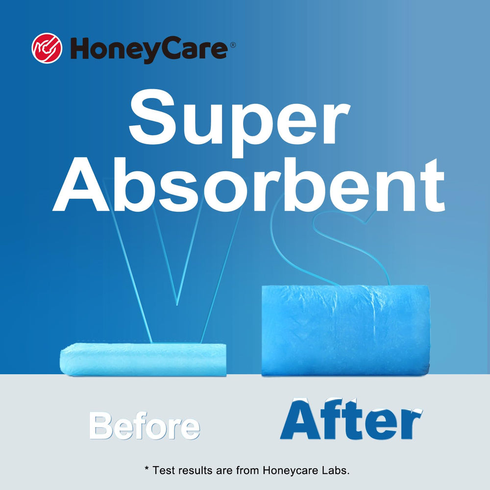 HONEY CARE núcleo absorbente que gelifica orina para limpieza fácil