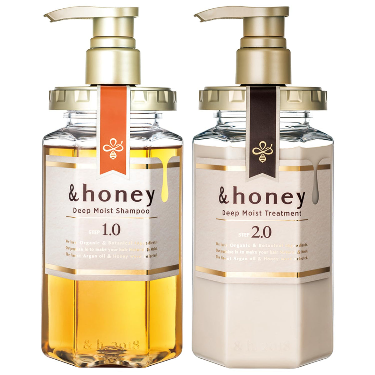 &honey frente del empaque mostrando el set y beneficio hidratación visible