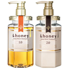 &honey frente del empaque mostrando el set y beneficio hidratación visible