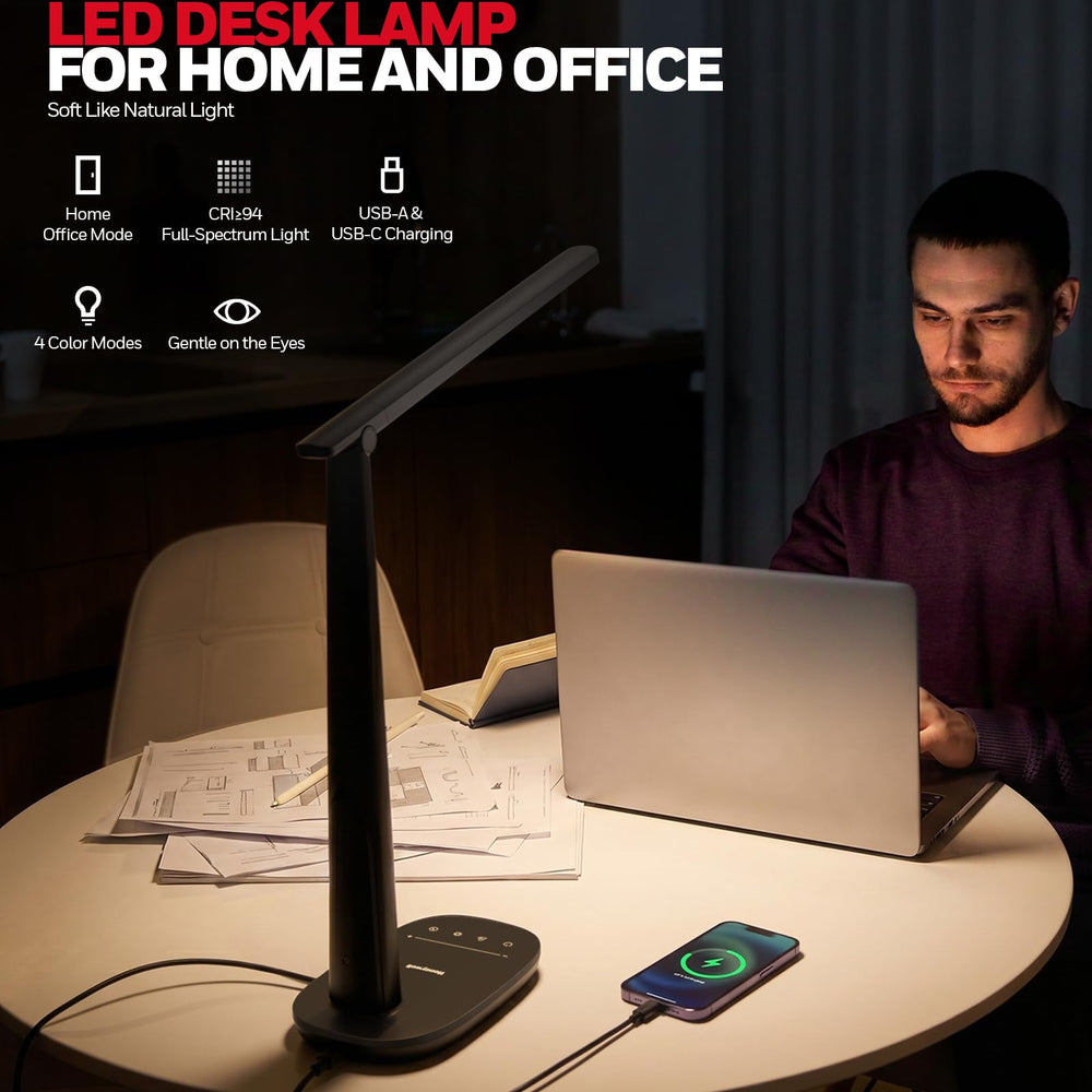 Honeywell adjustable arm detail illustrating focused light control for tasks